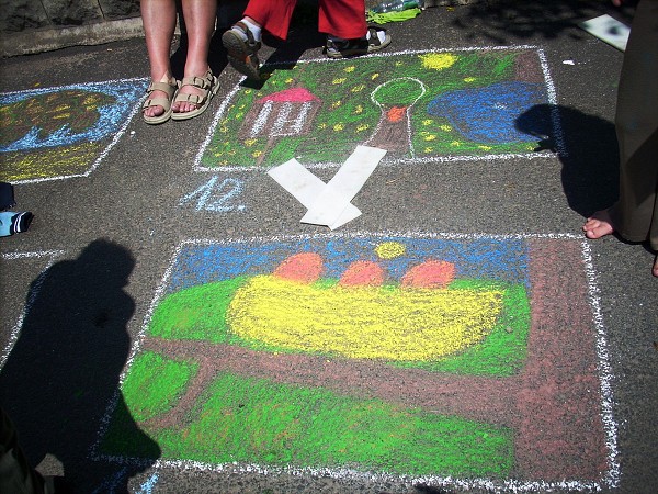 Malování na asfalt