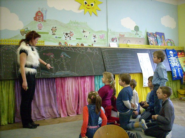 Předškoláci na návštěvě ve škole