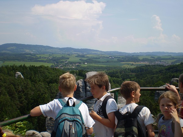 Školní výlet - Hrubá skála, Valdštejn